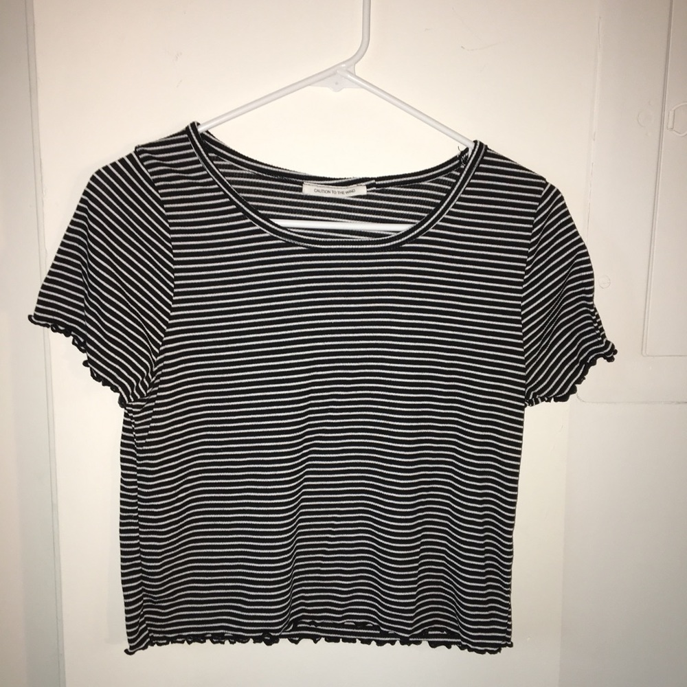 T-shirt — caution to the wind